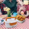 thumbnail image 1 of Contenant Repas Chauffant Portable pour Voyage en Plein Air et Pique-Nique - Contrôle de Température Réglable, Alimentation Rechargeable, Conception Compacte Pliable en Aluminium pour Tous les Âges et les Amateurs de Randonnée, 1 of 4