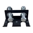 thumbnail image 1 of DYNWAVECA Support de Barre pour Squat Rack Support Vertical Fixation Double Cintre de Barre Noir, 1 of 10