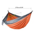 thumbnail image 3 of Hamac Double de Camping pour 2 Personnes Hamac Portable d'Extérieur pour la Randonnée, le Backpacking, les Voyages, la Cour Arrière, le Patio, 3 of 6