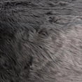 thumbnail image 3 of Stool Slipcover Upholstered Padded Pouf Furry Cover Home Supplies Grey, 3 of 6