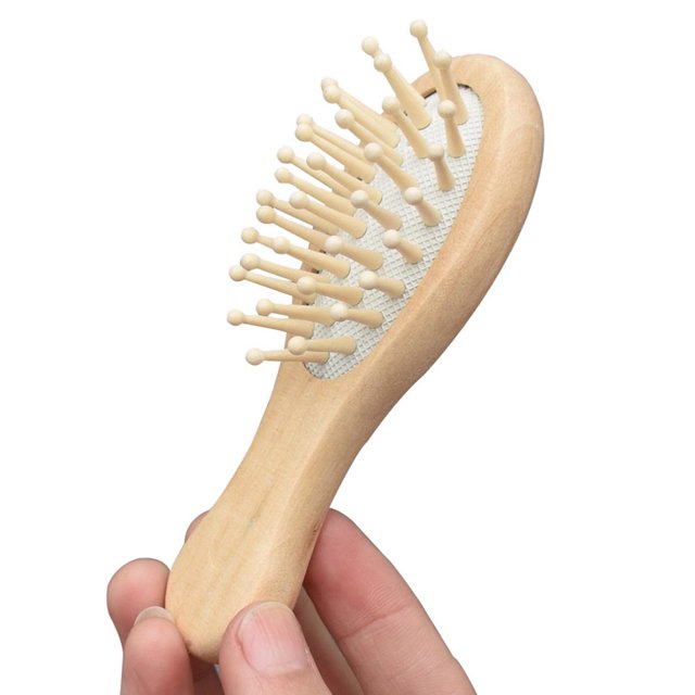 CUITING 2 Count Cradle Cap Shampoo Massage Brush Hair Comb Hairbrush Travel