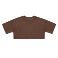 thumbnail image 1 of Crop Tops For Girls Short Sleeve Shirt Girls Summer Tops Neck Slim Fit Tops Basic Tee, 1 of 4