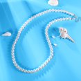 thumbnail image 4 of EcoNesxp Collier Rond en Perles Blanc mm Collier de Perles pour Hommes et Femmes, 4 of 5