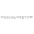 thumbnail image 2 of Silver Deluxe Bonne Fete Jointed Banner, 2 of 3