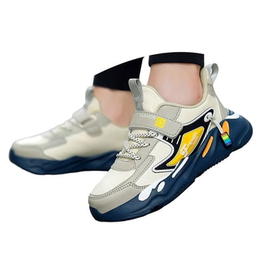 Zecgelong Boys Sneakers For Kids Lightweight Breathable Running Shoes Non Slip Casual Sports Shoes For Toddler To Big Boys Age 3 14 Boys Athletic Shoes Size 3.5-4 Years