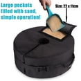 thumbnail image 4 of Sac de Poids pour Parasol de Patio, Sac de Poids pour Parasol Rond de 46 cm avec Base en Sable Détachable et Support Résistant aux Intempéries, Convient aux Parasols Déportés, aux Supports de Parasol Ou aux Perches, 4 of 5