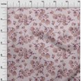thumbnail image 3 of oneOone Cotton Poplin Light Pink Fabric Floral Craft Projects Decor Fabric Printed By The Yard 56 Inch Wide, 3 of 4