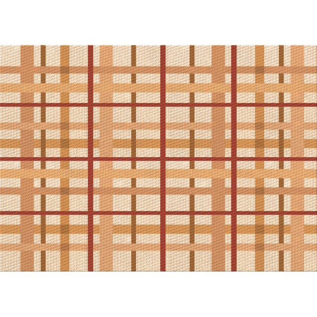 Ahgly Tapis Rectangulaire Lavable en Machine Intérieur Transitionnel Néon Orange, 8 Pieds x 12 Pieds