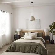 Bouclair Green Wales Collection - Waffle Duvet Cover Set King
