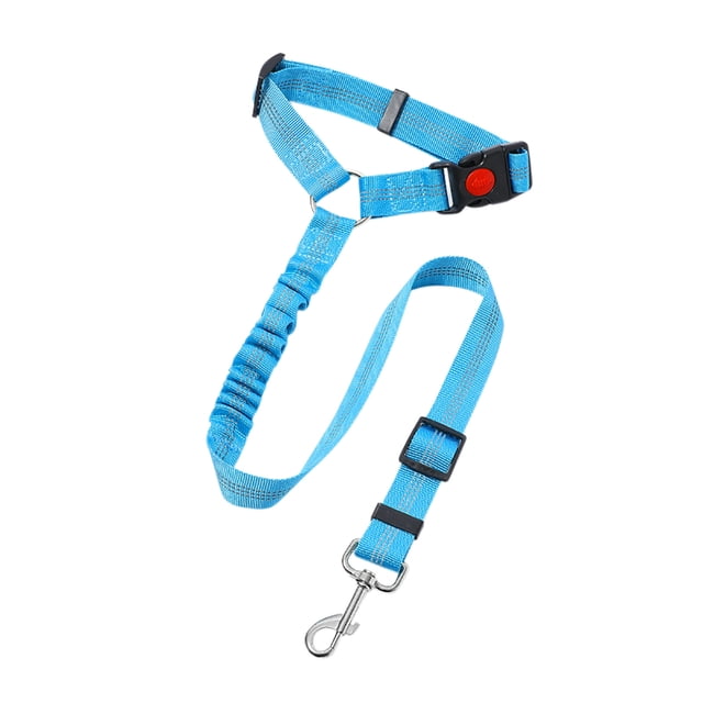 Avernio Dog Seat Belt Fuzzygo Adjustable Dog Car Sa Fe T Y Seat Belt & Leash Fuzzy Go Dog Seat Belt Harness For Car 2 In 1 Pet Car Leash Headrest Restraint Dog Sa Fe T Y Tether