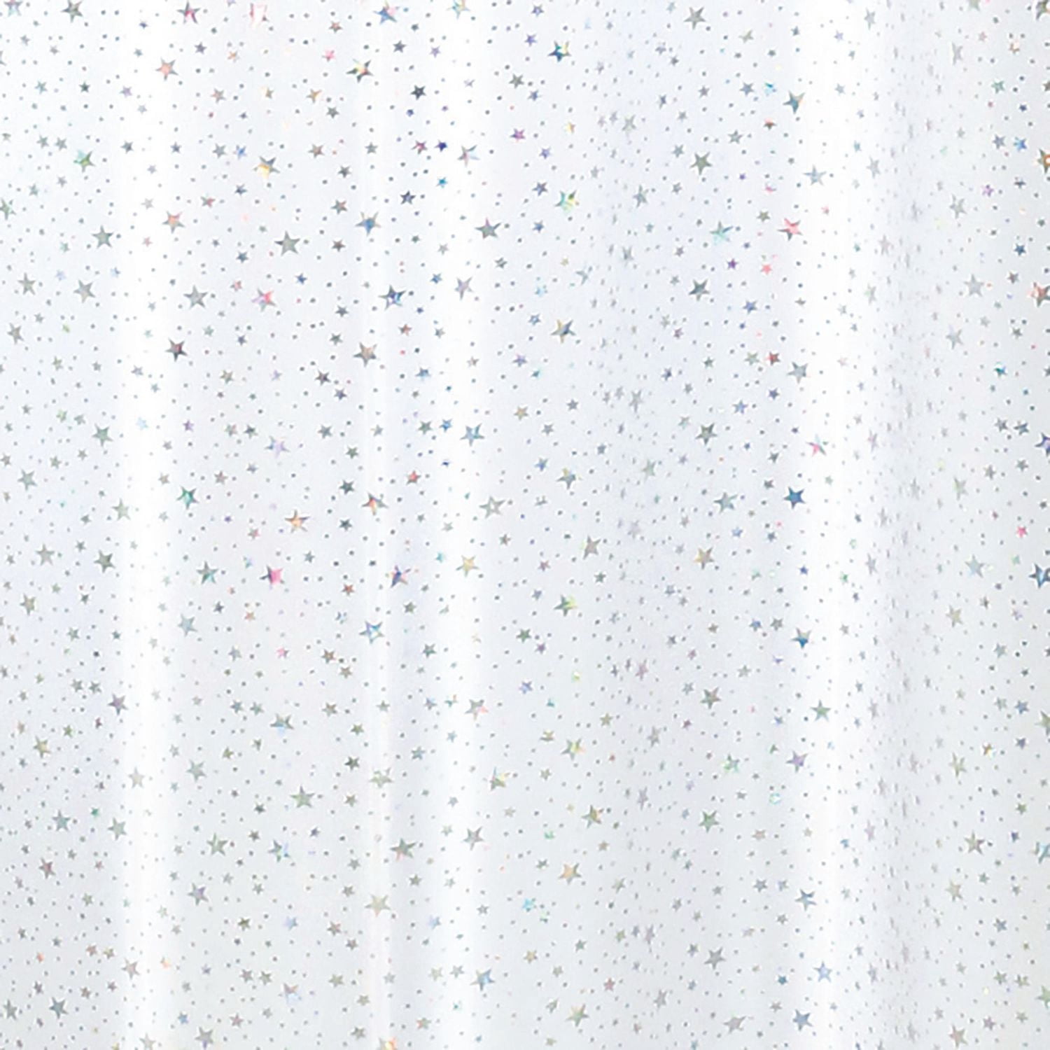 Mainstays Stars Foil PEVA Shower Curtain