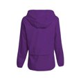 thumbnail image 4 of xiaxaixu Women Packable Rain Jacket, Outdoor Hooded Windbreaker with Adjustable Drawstring, 4 of 6