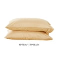 thumbnail image 3 of Pillow Cases Set of 2 Envelope Closure Pillow Covers Soft Brushed Microfiber Fabric Shrinkage and Fade Resistant 17.7*30 Inch Standard Size Machine Washable Bedding Accessories for Home Bedroom Decor, 3 of 6