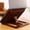 Brown, variant on Avdolw Adjustable Wooden Laptop Stand - Foldable, Ergonomic Design,Fits 11-15 Inch Laptops,Natural Nanmu Timber for Office & Home Desk Use
