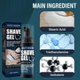 thumbnail image 2 of Crème à Raser, Soins du Visage Apaisants pour le Rasage, Accessoires pour Adoucir et Toiletter la Barbe, 2 of 8