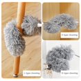 thumbnail image 4 of MesaSe Long Telescopic Extendable Feather Duster  Bendable Microfiber Duster with Stainless Steel Extension Pole Up to 110‘‘ Cobweb Brush Static Hand Duster for Cleaning Ceiling Fan Cars, 4 of 8