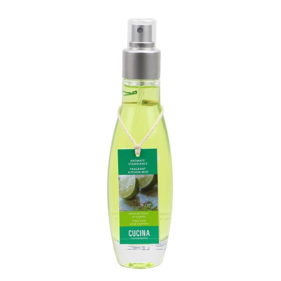 Fruits & Passion Cucina Vaporisateur de Cuisine à Base d'Eau au Zeste de Lime et au Cyprès 3,4 Onces