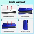 thumbnail image 4 of Faceplate For PS5 Slim Disc Edition - ABS Cover Plate Matte Skin, Includes 2 Silicone Controller Covers For Enhanced Protection, 4 of 6