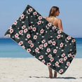 thumbnail image 4 of LSLJS Beach Towel Summer Beach Essentials Microfiber Beach Towels Super Lightweight Colorful Bath Towel Sandproof Beach Blanket Multi-Purpose Towel for Travel Swimming Pool 30x60 Inch, 4 of 8