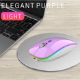 thumbnail image 2 of Wireless Bluetooth Mouse Rechargeable Silent Mouse Dual Mode (Bluetooth 5.1 + 2.4G) with Nano Receiver, 2 of 7