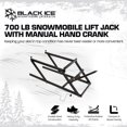 thumbnail image 2 of Black Ice Support de Levage Manuel pour Motoneige 700 lb et Cric, Hauteur de Levage 25 Pouces, Design Pliant, 2 of 10