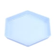 thumbnail image 1 of Plastic Dinner Plateshexagonal Plates Impregnable Dinner Plates Dishwasher Microwave Safe Plastic Plates Reusable Lightweight Plates for Kitchen Or Camping 6.69X6.69 Inches, 1 of 6