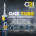 thumbnail image 3 of OB1 White - Multi-Surface Construction Sealant & Adhesive Waterproof Silicone, 3 of 7