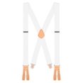 thumbnail image 1 of "Buyless Fashion Butten End Logger Work Suspenders for Men - 48"" Adjustable Straps 1 1/4"" - X Shape", 1 of 7
