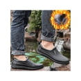 thumbnail image 4 of UKAP Men Rain Boots Plush Lined Rubber Boot Waterproof Rainboot Working Kitchen Shoes Comfort Work Shoe Black 8, 4 of 9