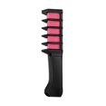 thumbnail image 1 of Graflsoa 5-Slot Hair Chalk Comb with Fast-Drying Applicator - Temporary Peach Red Dye, Soft & Washable, 12 Blendable Colors for Creative Styling, 1 of 6