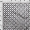 thumbnail image 2 of oneOone Tissu Polyester Lycra Imprimé Plume de Paon Ikat BTY 56 Pouces de Large, 2 of 4
