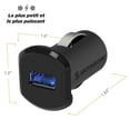 thumbnail image 4 of Scosche USBC121MSG Revolt Single Port 12W USB Mobile Cigarette Lighter Adapter Car Charger, 4 of 8