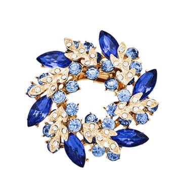 Broches pour Femmes Broche Dorée Bleue Épingle Broche Broches pour Mariage Épingle Broche Verte Épingle Broche Violette