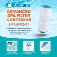thumbnail image 2 of Hurricane 2 Pack HF5H502-01 Advanced Pool and Spa Filter Cartridge Replacement, 2 of 7