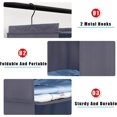 thumbnail image 5 of PIPETPET 3-Shelf Hanging Oxford Closet Organizers and Storage, Collapsible Closet Storage Organizer, for RV Wardrobe Camp, Hanging Organizer for Shoes Toys Baby Clothes, 5 of 5
