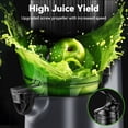 thumbnail image 3 of LINKChef Juicer Machine, Slow Masticating Machines with 4.1" Extra Large Feed Chute Fit Whole Fruits & Vegetables Easy Clean Effortless for Batch Juicing, High Juice Yield, BPA Free 150W (Silver), 3 of 9