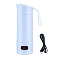 thumbnail image 3 of veasfak Travel Heating Cup Compact Portable Electric Kettle Leakproof Stainless Steel Fast Boiling Mini Tea Kettle With LCD Display And Adjustable Temperature Suitable for home office Blue, 3 of 9