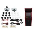 thumbnail image 4 of Arcade Game DIY Parts, Board Game Rocker Joystick Encoder Complete Parts  For Friends Gathering Black And White, 4 of 8