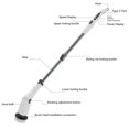 thumbnail image 3 of Yhmxh Bathroom Accessories Cleaning Tools Cleaning Brush Multi Functional Handheld Wireless Brush LCD Digital Display Cleaning Brush Nine in One Mop A brush, 3 of 9