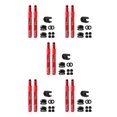 thumbnail image 1 of ZheElen Polyvalent Tubeless Pneu Presta Valve Extender pour et Vélos de Route 2 Pcs 50mm Rouge 50mm 80mm 5Set, 1 of 6