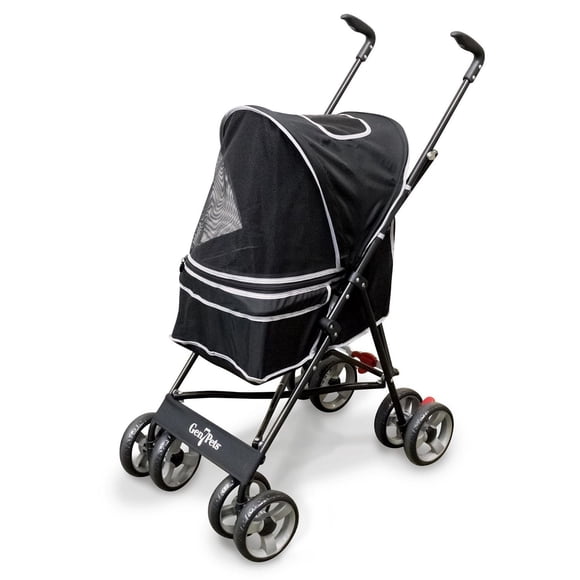 Poussette pour animal domestique (chien et chat) Journey de Gen7Pets™ - Noir