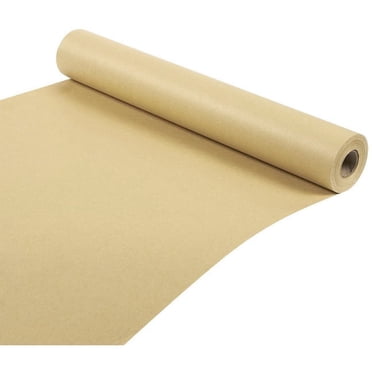 Kraft Paper Roll - 100-Feet Jumbo Value Pack, Brown Paper Packing Roll - Ideal for Art, Craft, Gift, Postal, Shipping, Wrapping, Floor Covering, Table Runner - 17.5 x 1200 inches