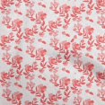 thumbnail image 1 of oneOone Tissu Velours Rouge à Fleurs Tissu pour Robe Tissu Imprimé au Mètre 58 Pouces de Large, 1 of 4