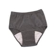 thumbnail image 2 of Sous-vêtements pour Hommes Réutilisables Lavables Protection contre les Fuites Culottes Absorbantes Respirantes pour Conduite Longue Durée Voyage Adulte Aîné, Gris Foncé 3L, 2 of 8