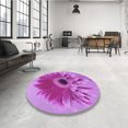 thumbnail image 4 of Ahgly Tapis Rectangulaire Lavable en Machine Intérieur Transitionnel Violet Violet, 8 Pieds x 10 Pieds, 4 of 7