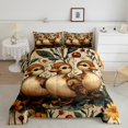 thumbnail image 2 of Erosebridal Ensembles de Couette Ornithorynque Vintage Format Simple, Couettes et Duvets Chics à Motif Floral, Réversible 2 Pcs, 2 of 7