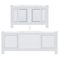 thumbnail image 3 of vidaXL Couvercle de Radiateur Protection de Radiateur pour Maison Bureau Chauffe-Armoire MDF, 3 of 6