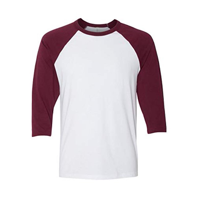 Bella Canvas T-Shirt de Baseball Manches 3/4