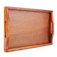 thumbnail image 1 of Wood Serving Tea Tray, Serving Tray, With Handle For Home, 1 of 8