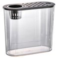 thumbnail image 1 of Milaget Desk Aquarium s Container Lightweight Storage Jar Terrarium Mini Tank for Home Terrapin Lizards Betta Black Lid, 1 of 9